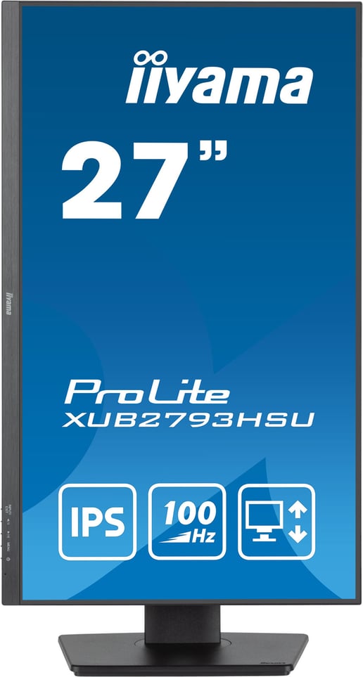 iiyama ProLite XUB2793HSU 27" Full HD Monitor - IPS, 100Hz, 1ms, Speakers, HDMI
