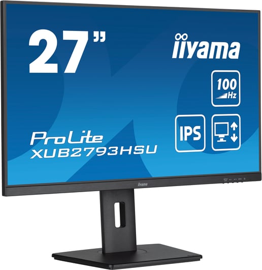 iiyama ProLite XUB2793HSU 27" Full HD Monitor - IPS, 100Hz, 1ms, Speakers, HDMI