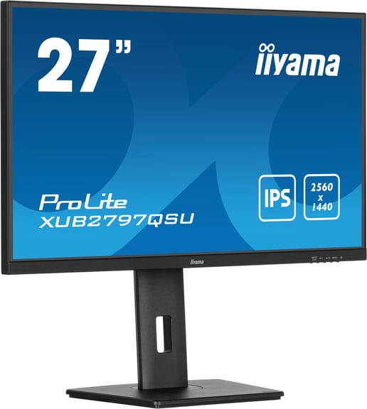 iiyama ProLite XUB2797QSU 27" 1440p (QHD) Monitor - IPS, 100Hz, 1ms, Speakers