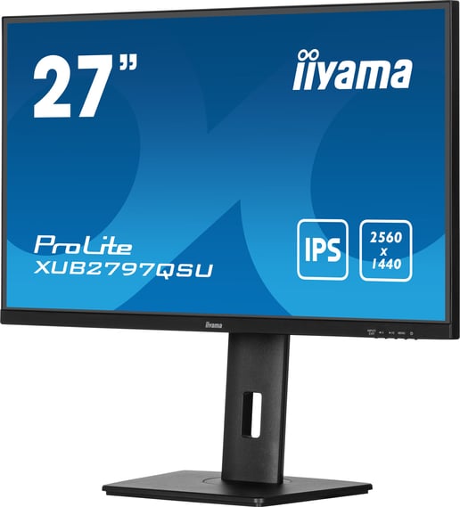 iiyama ProLite XUB2797QSU 27" 1440p (QHD) Monitor - IPS, 100Hz, 1ms, Speakers