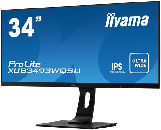 iiyama ProLite XUB3493WQSU 34 inch IPS Monitor - 3440 x 1440, 4ms, Speakers