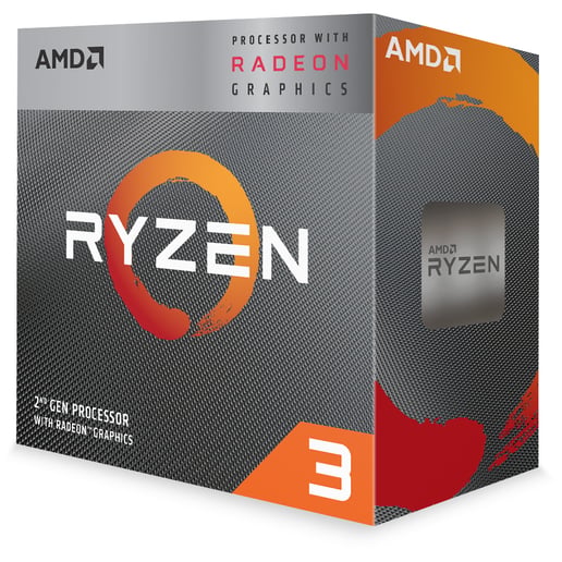 AMD Ryzen 3 3200G 4 Core/4 Thread AM4 CPU 