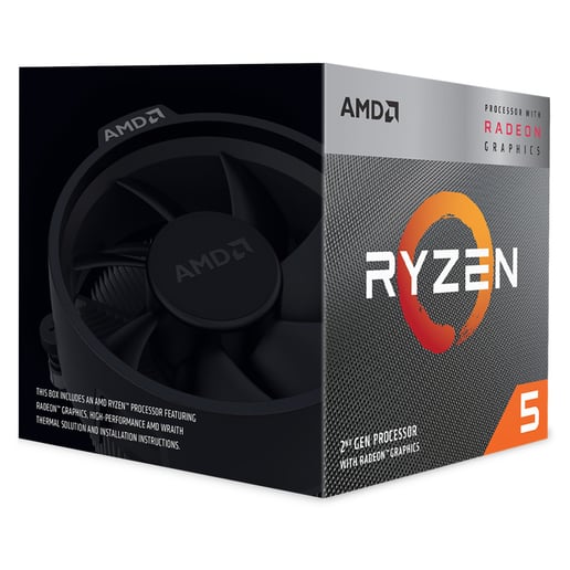 AMD Ryzen 5 3400G 3.7GHz Quad Core AM4 CPU 