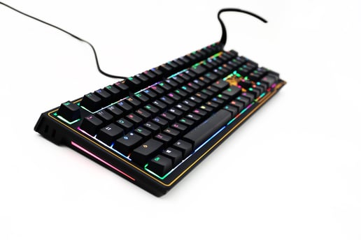 Ducky Year of the Monkey Limited Edition Mechanical Keyboard with Cherry MX Brown Switches & RGB Lighting (UK)