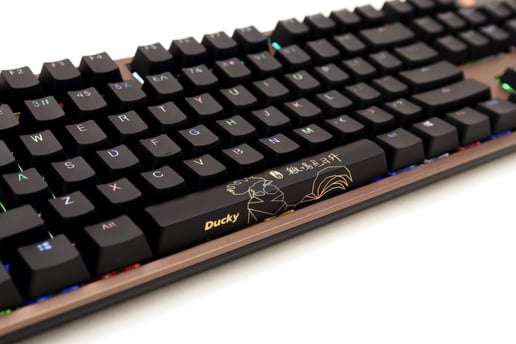Ducky Year of the Rooster Limited Edition Mechanical Keyboard with Cherry MX Speed Silver Switches (UK Layout)