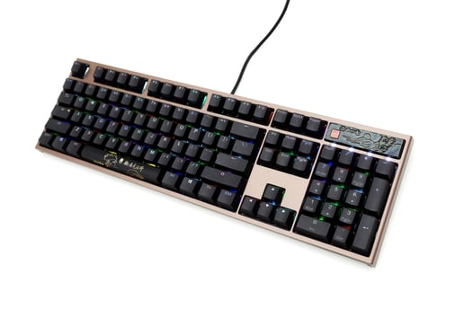 Ducky Year of the Rooster Limited Edition Mechanical Keyboard with Cherry MX Speed Silver Switches (UK Layout)
