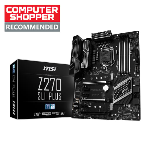 MSI Z270 SLI PLUS ATX Motherboard for Intel LGA1151 CPUs
