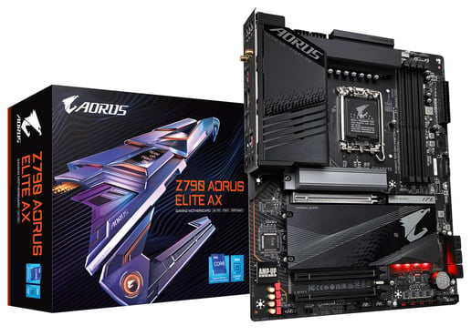 Gigabyte Z790 AORUS ELITE AX ATX Motherboard for Intel LGA1700 CPUs