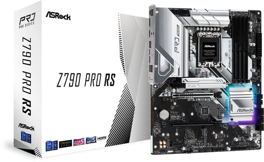 ASRock Z790 Pro RS ATX Motherboard for Intel LGA1700 CPUs