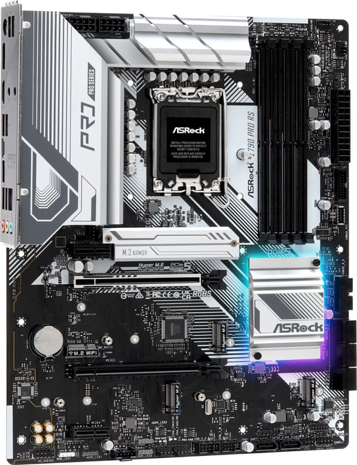 ASRock Z790 Pro RS ATX Motherboard for Intel LGA1700 CPUs
