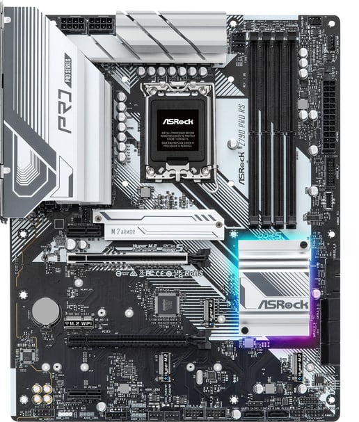 ASRock Z790 Pro RS ATX Motherboard for Intel LGA1700 CPUs