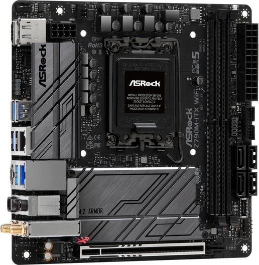 ASRock Z790M-ITX WiFi ITX Motherboard for Intel LGA1700 CPUs