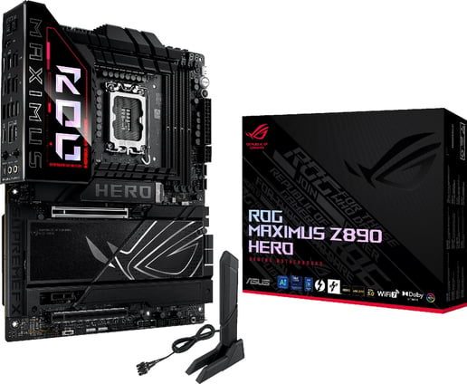ASUS ROG Maximus Z890 Hero ATX Motherboard for Intel Socket 1851 CPUs