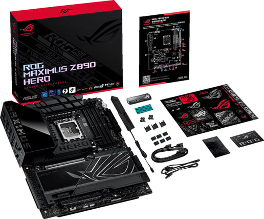 ASUS ROG Maximus Z890 Hero ATX Motherboard for Intel Socket 1851 CPUs