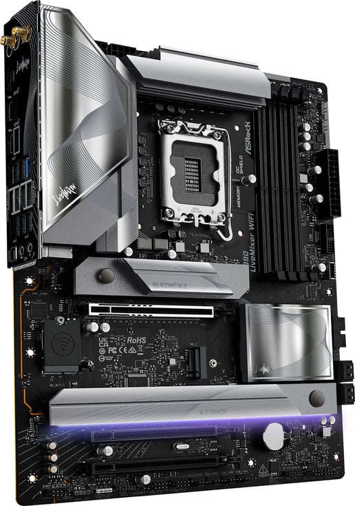 ASRock Z890 LiveMixer WiFi ATX Motherboard for Intel LGA1851 CPUs