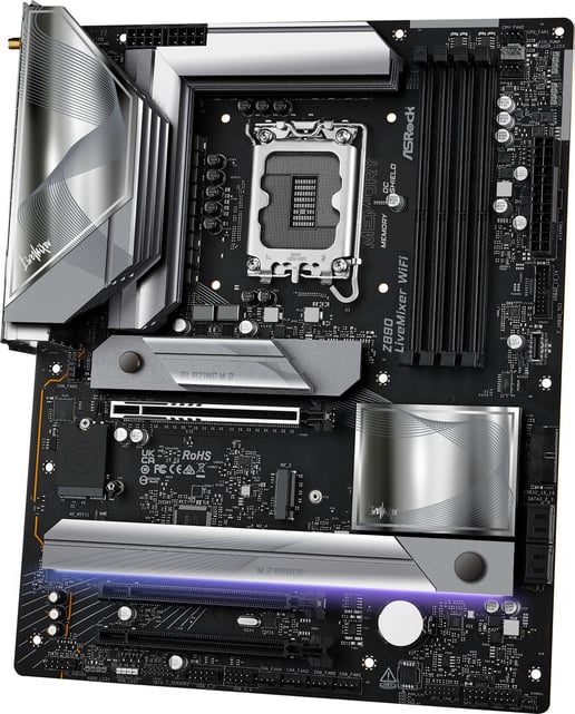 ASRock Z890 LiveMixer WiFi ATX Motherboard for Intel LGA1851 CPUs