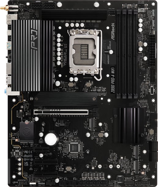 ASRock Z890 Pro-A WiFi ATX Motherboard for Intel LGA1851 CPUs