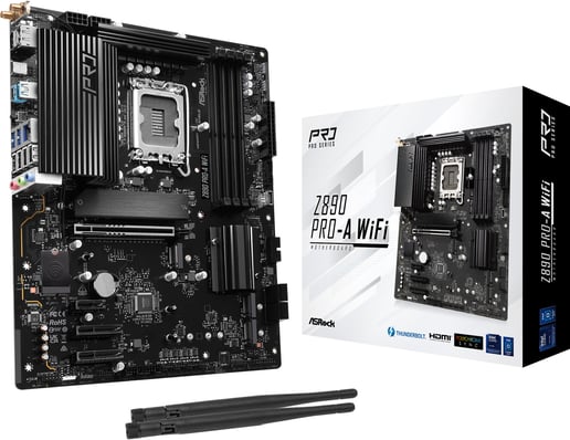 ASRock Z890 Pro-A WiFi ATX Motherboard for Intel LGA1851 CPUs