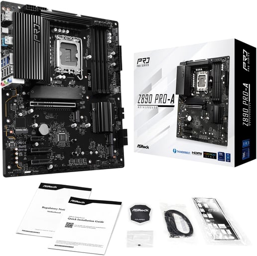 ASRock Z890 Pro-A ATX Motherboard for Intel LGA1851 CPUs
