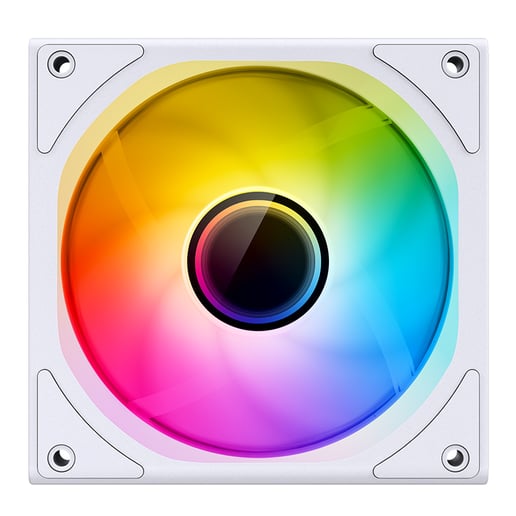 Jonsbo ZK-120W 120mm Chassis Fan Triple Pack in White