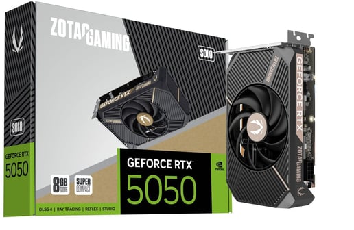 Zotac GeForce RTX 5050 SOLO 8GB GDDR6 Graphics Card
