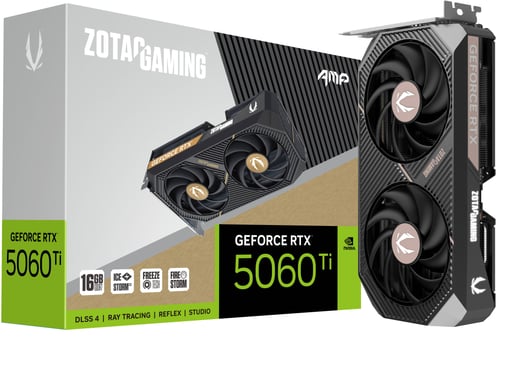 Zotac GeForce RTX 5060 Ti AMP! Edition 16GB GDDR7 Graphics Card