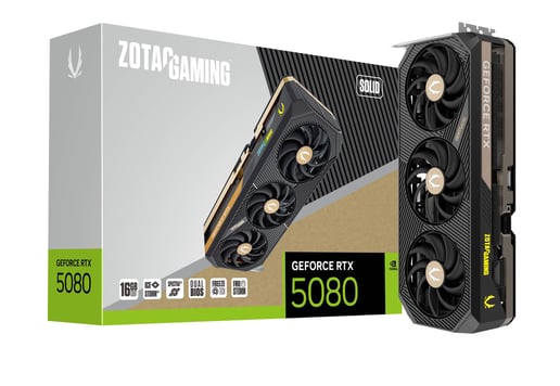 Zotac GeForce RTX 5080 SOLID 16GB GDDR7 Graphics Card