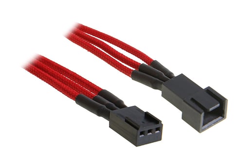 BitFenix Alchemy 3pin Fan extension 60cm - Red