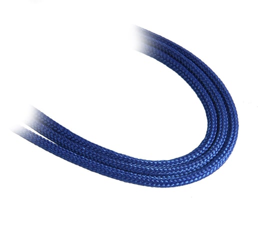 BitFenix Alchemy 3-Pin Extension 90cm - sleeved blue/blue