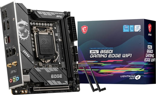MSI MPG B560I GAMING EDGE WIFI ITX Motherboard for Intel LGA1200