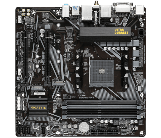 Gigabyte B550M DS3H AC mATX Motherboard for AMD AM4 CPUs