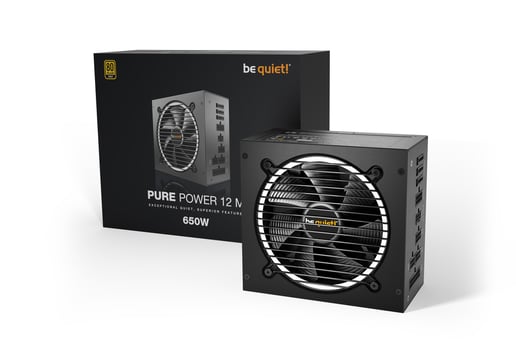650W Be Quiet! Pure Power 12 Modular 80 Plus Gold PSU