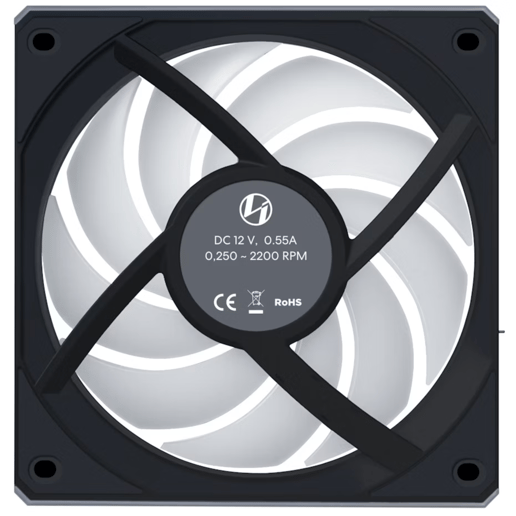 Lian Li UNI FAN CL Wireless Reverse Flow 120mm Triple Pack Black