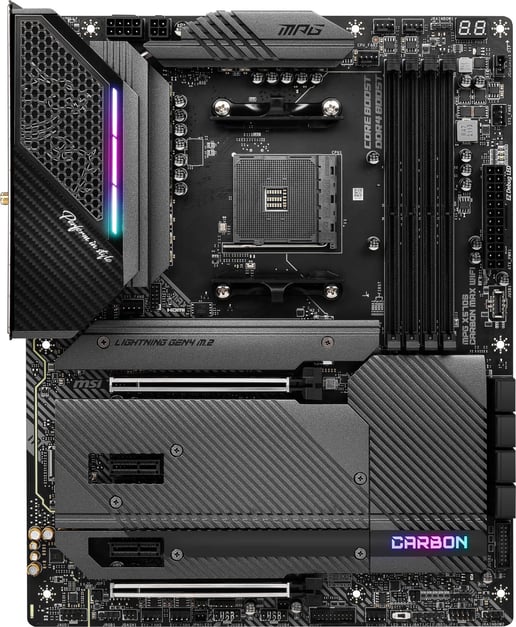MSI MPG X570S CARBON MAX WIFI ATX Motherboard for AMD AM4 CPUs