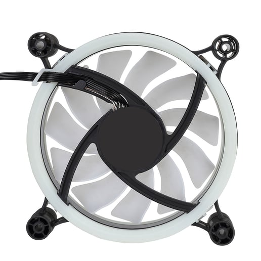 GameMax Raider Dual-Ring 16 LED 120mm Rainbow RGB Fan 5pin