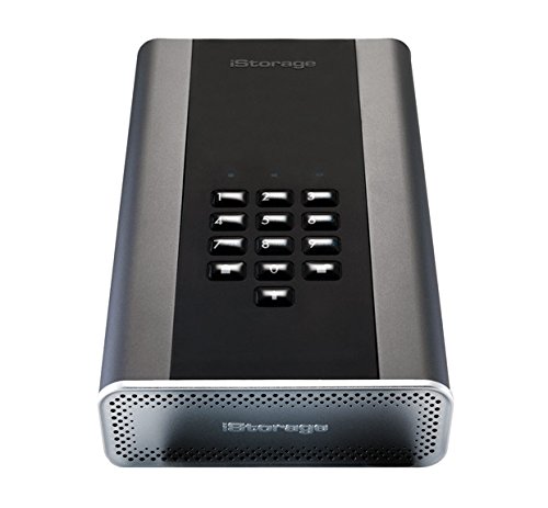 1TB iStorage diskAshur DT2 Desktop External Hard Drive - USB 3.2 Gen 2
