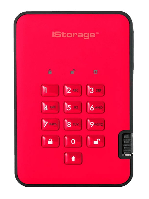 1TB iStorage diskAshur2 SSD Desktop External Solid State Drive - USB 3.2 Gen 2