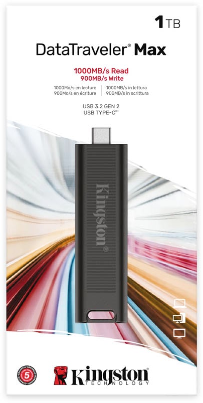 1TB Kingston DataTraveler Max USB-C 3.1 Flash Drive