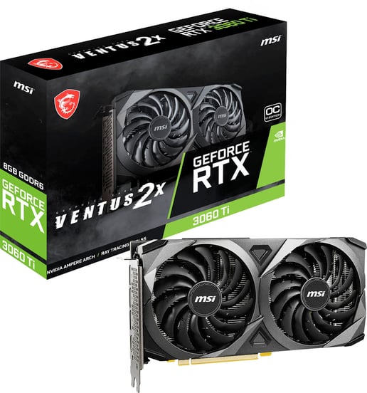 MSI GeForce RTX 3060 Ti Ventus 2X OC 8GB Graphics Card