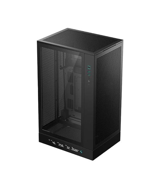 DeepCool CH270 DIGITAL Mini Tower Case - Black 