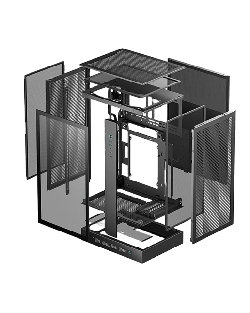 DeepCool CH270 DIGITAL Mini Tower Case - Black 