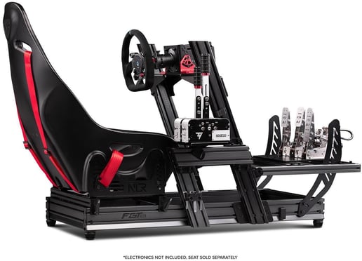 Next Level Racing F-GT Elite Aluminium Simulator Cockpit - Front and Side Mount Edition