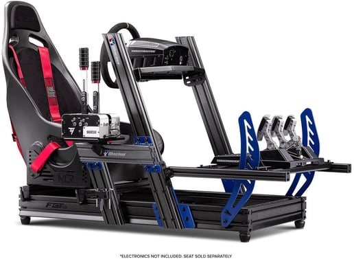 Next Level Racing F-GT Elite Formula and GT Aluminium Profile Simulator Cockpit iRacing Edition