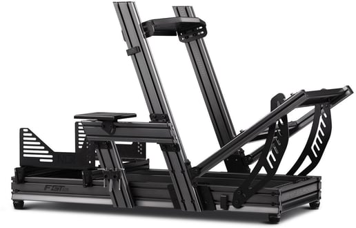 Next Level Racing F-GT Elite Formula & GT Aluminium Profile Simulator Cockpit - Wheel Plate Edition