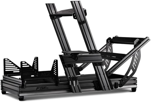 Next Level Racing F-GT Elite Formula & GT Aluminium Profile Simulator Cockpit - Wheel Plate Edition