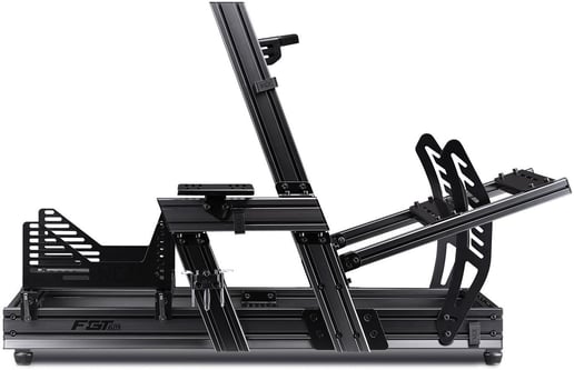 Next Level Racing F-GT Elite Formula & GT Aluminium Profile Simulator Cockpit - Wheel Plate Edition