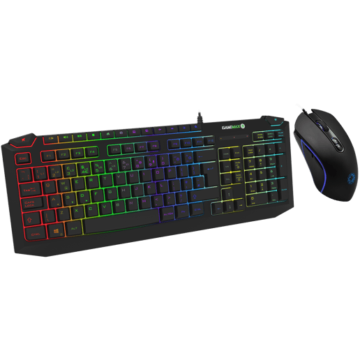 GameMax Pulse Kit 7 Colour RGB Keyboard with Pulsing Mouse