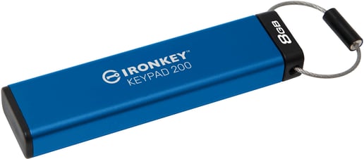 8GB Kingston IronKey Keypad 200 USB 3.0 Flash Drive