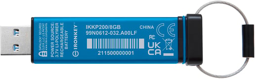 8GB Kingston IronKey Keypad 200 USB 3.0 Flash Drive