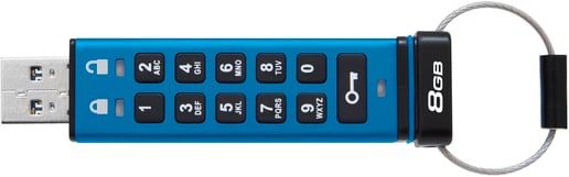 8GB Kingston IronKey Keypad 200 USB 3.0 Flash Drive